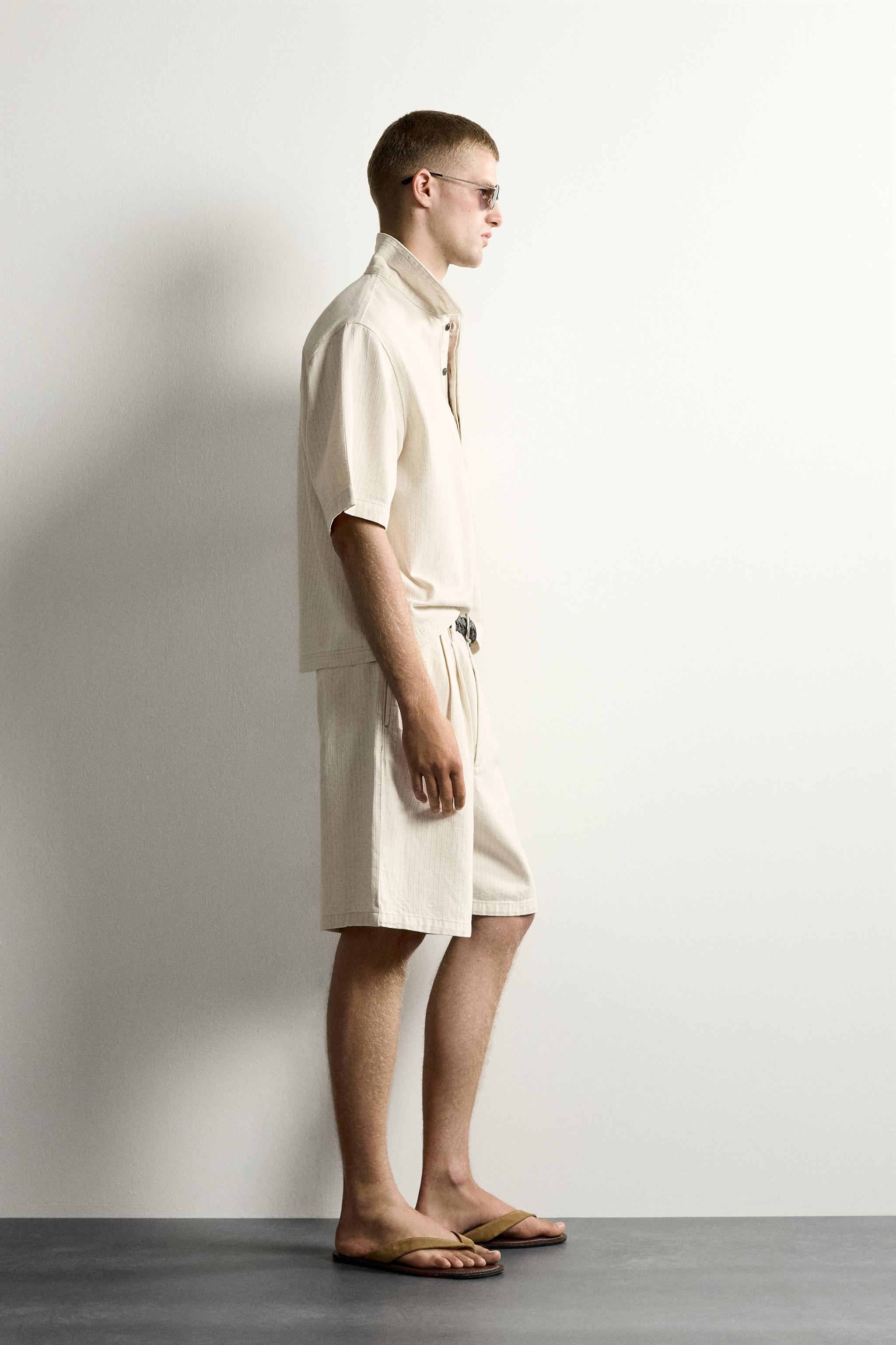 BOXY FIT STRIPED POLO SHIRT